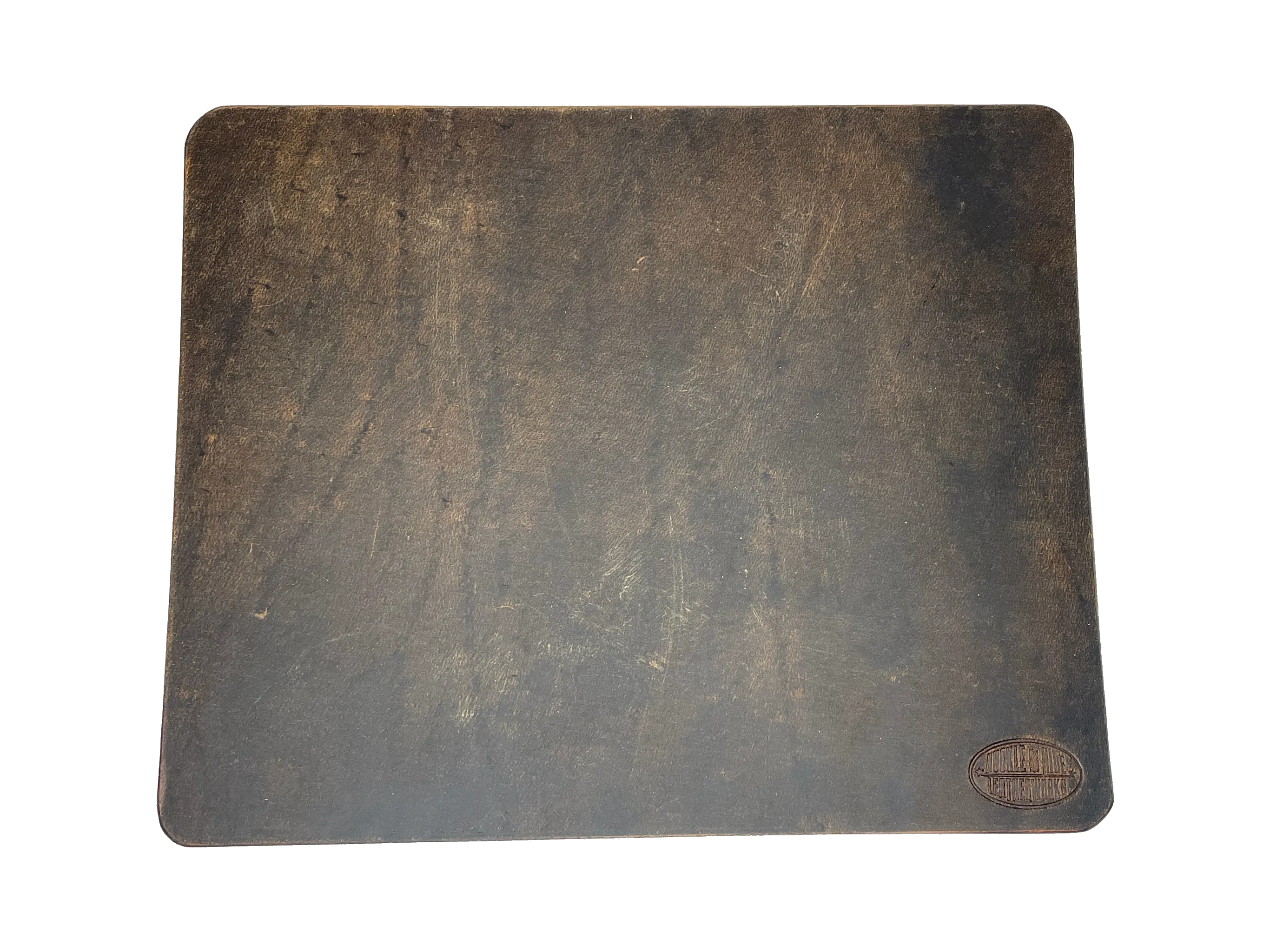 The Rutherford Bridle Leather Mouse Pad