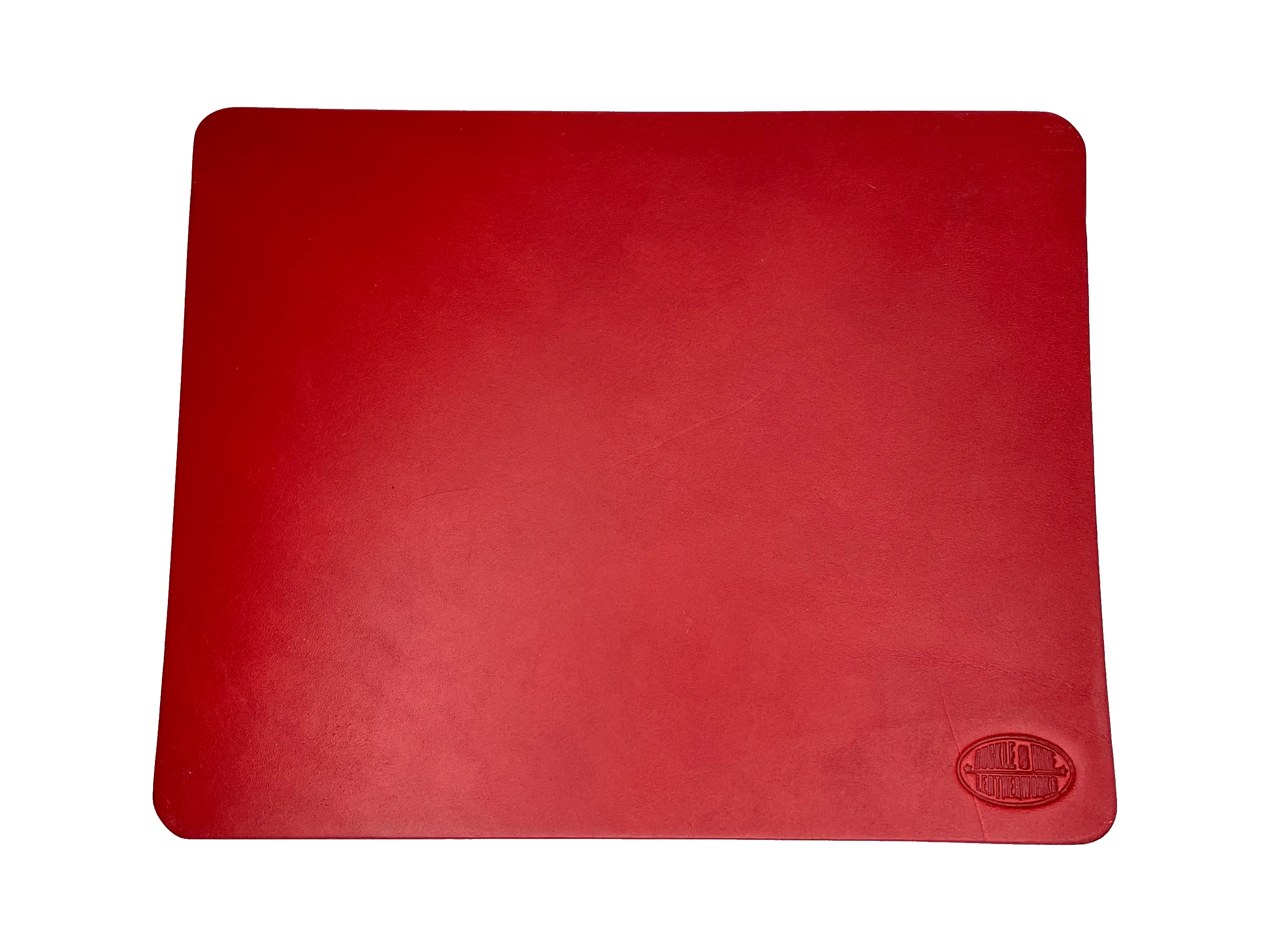 The Rutherford Bridle Leather Mouse Pad
