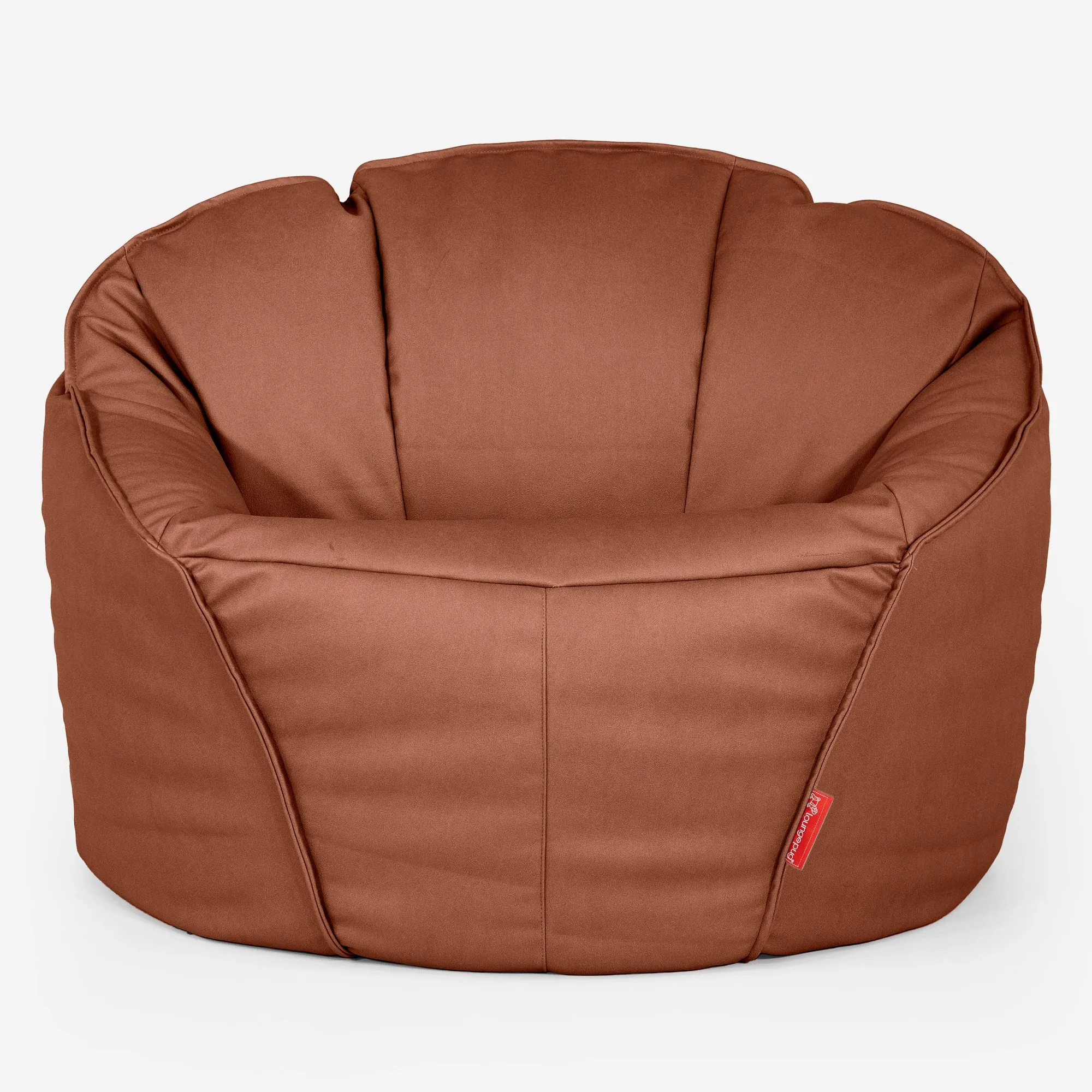 Ultimate Classic Gaming Bean Bag Chair - Vegan Leather Chestnut