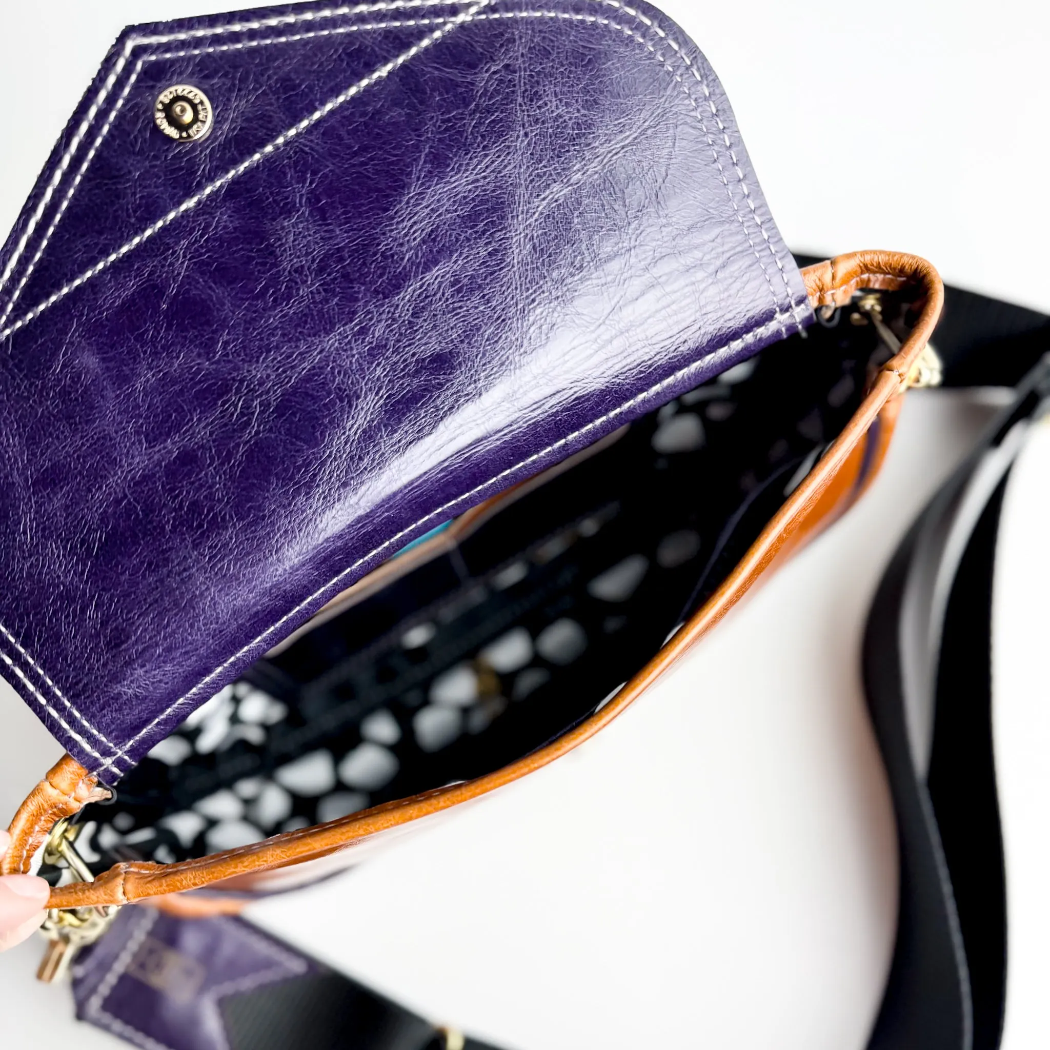 Western Woods Collection | Violet Clutch   Crossbody | Bourbon