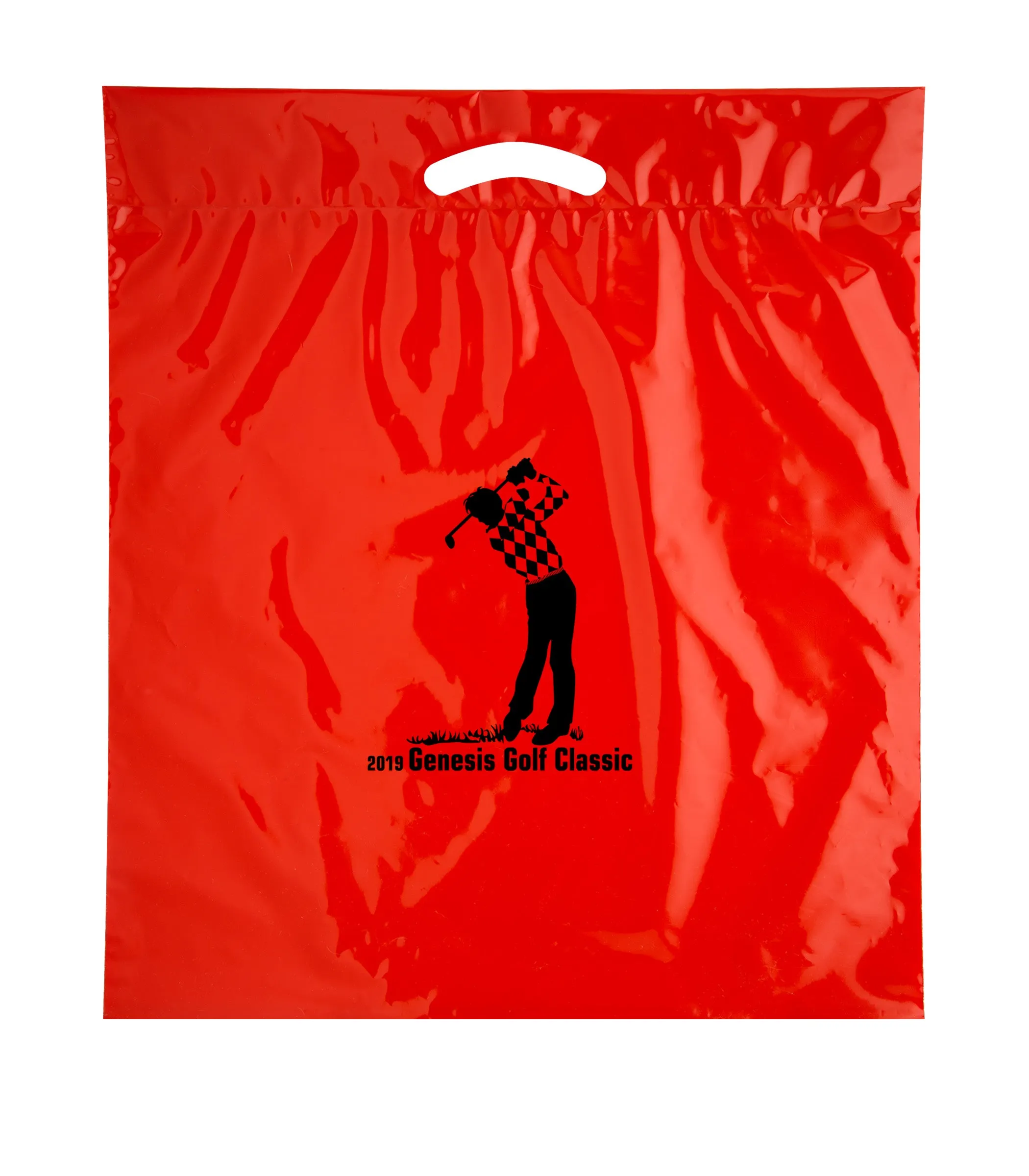 Wholesale Fold Over Reinforced Die Cut Bag - 12DC2022