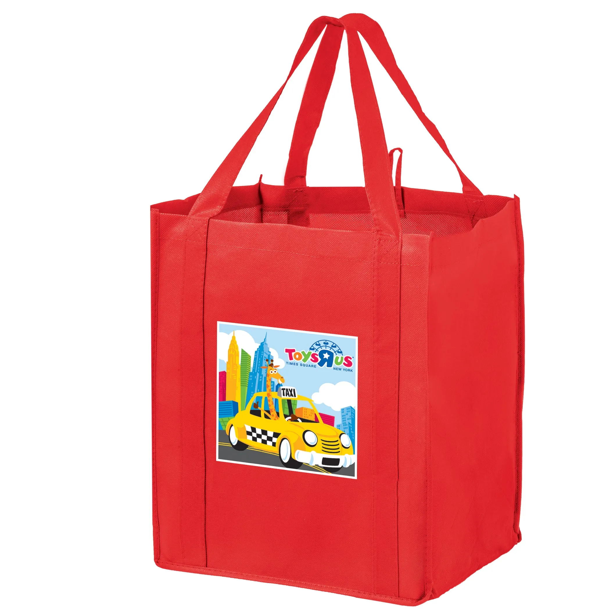 Wholesale Non-Woven Wine and Grocery Tote Bag with Insert - Wg131015